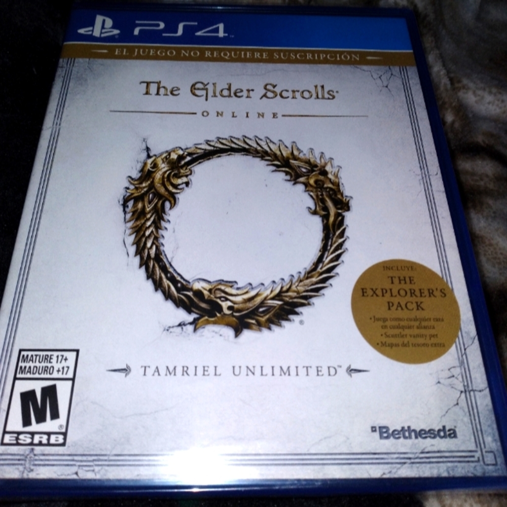 NEW PS4 Elder Scrolls Online 🎮 Game